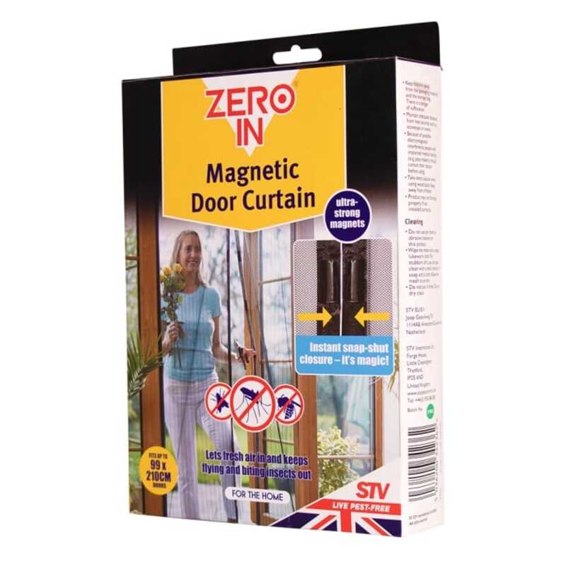 Zero In Magnetic Doorway Insect Curtain